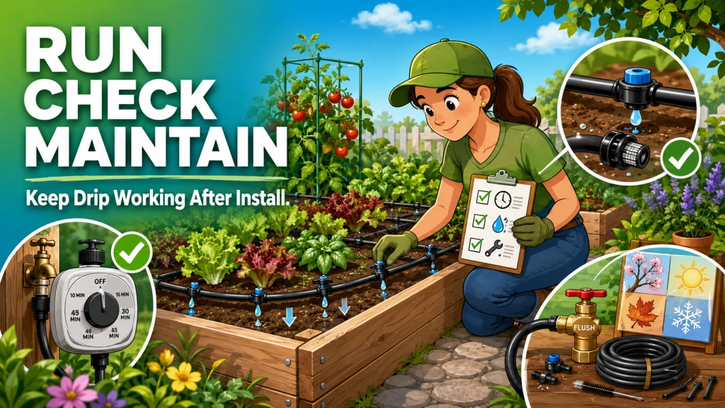 Raised Bed Drip Irrigation Tips