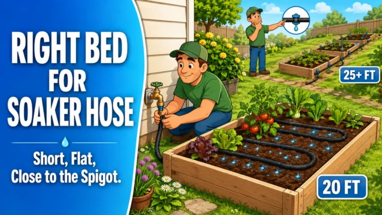 Soaker Hose for Raised Bed Vegetable Gardens: When It Is Good Enough and When It Is Not