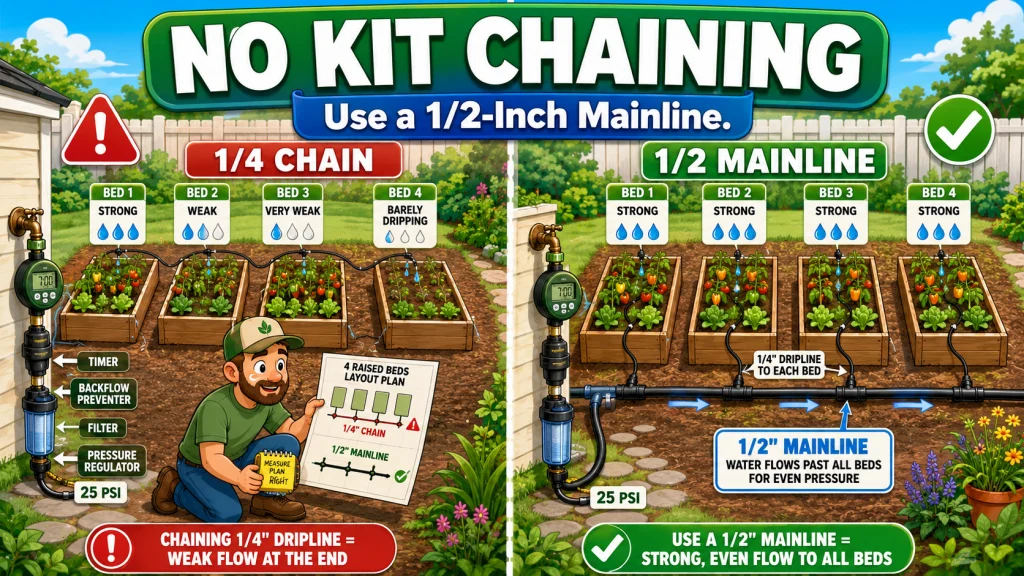 Best Drip Irrigation Kit For Multiple Raised Beds