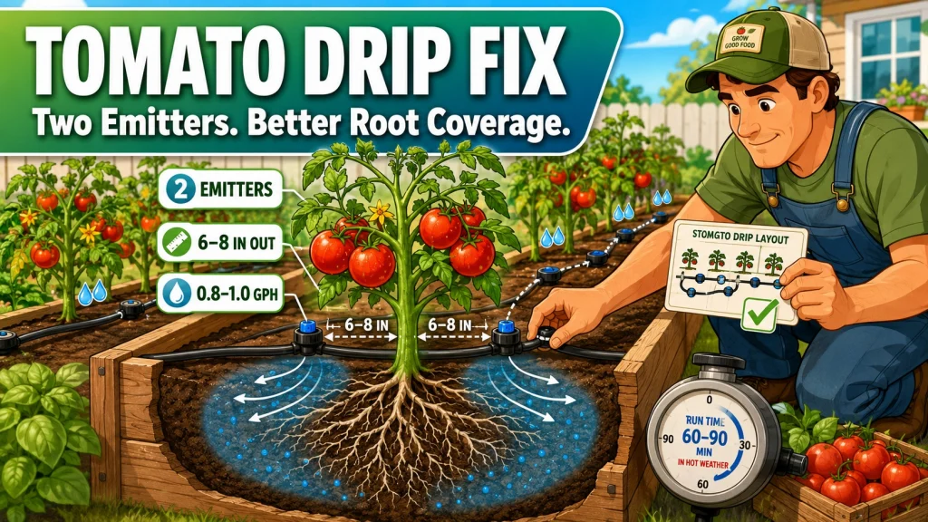 Drip Irrigation For Tomatoes Raised Bed