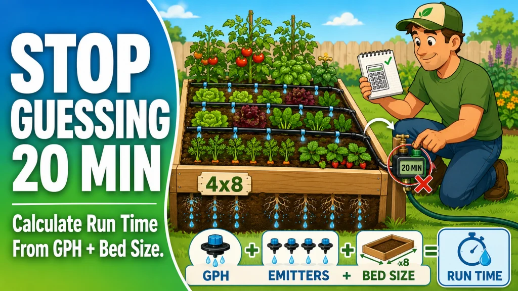 How Long To Run Drip Irrigation In Raised Beds