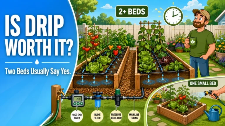 Is Drip Irrigation Worth It for Raised Beds? The Honest Case For and Against