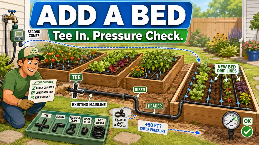 Adding Beds To Existing Drip Irrigation System