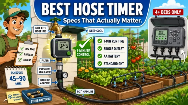 Best Hose Timer for Drip Irrigation in a Raised Bed: What Actually Matters in This Specific Use Case