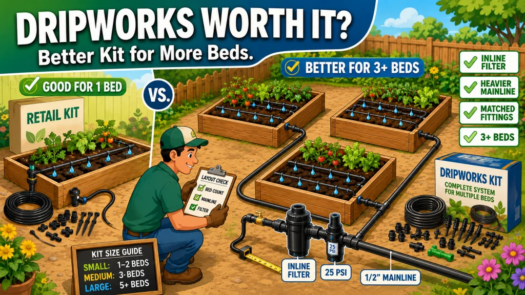 Dripworks Raised Bed Irrigation Kit Review